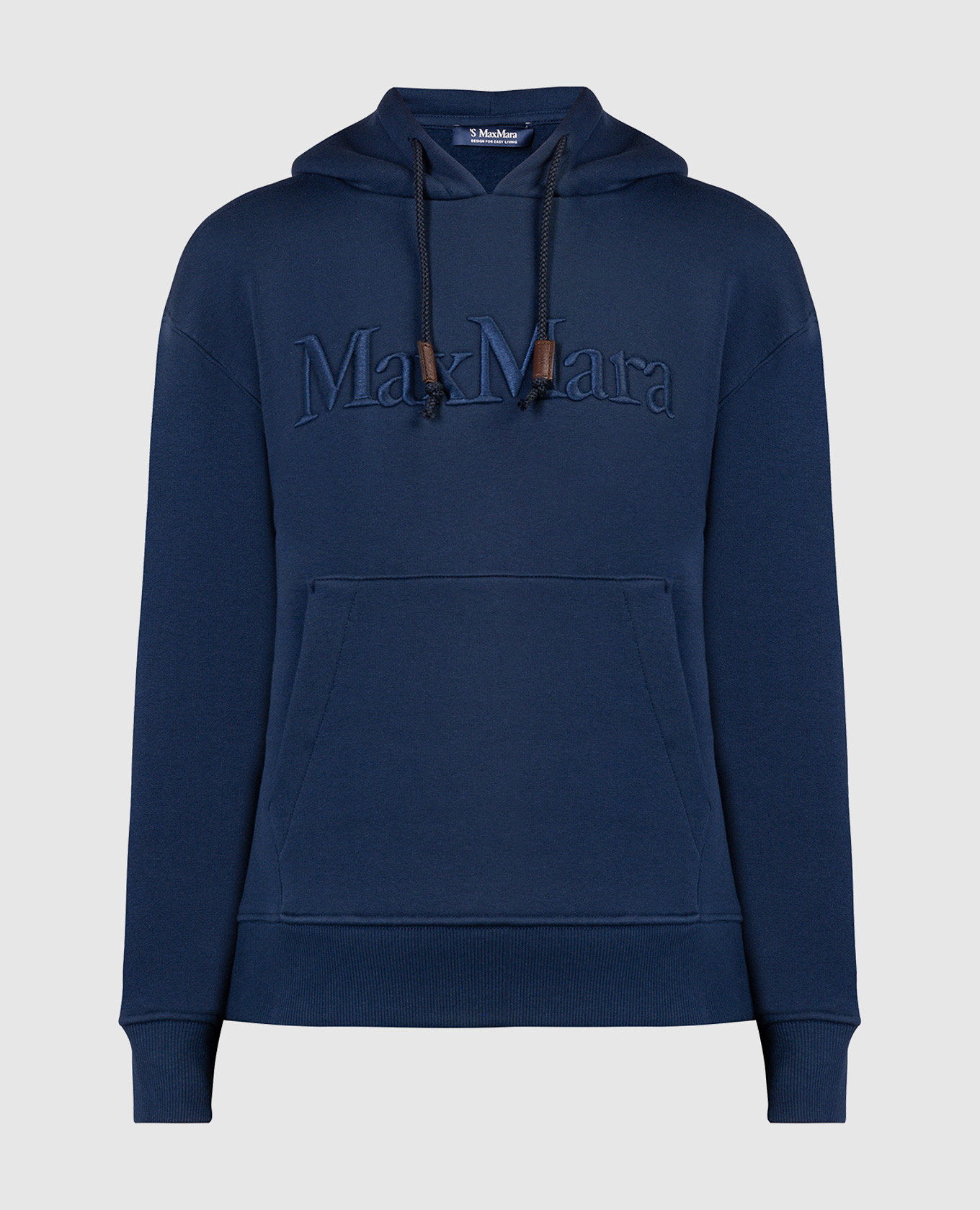 

Agre logo hoodie in blue Max Mara, Синий