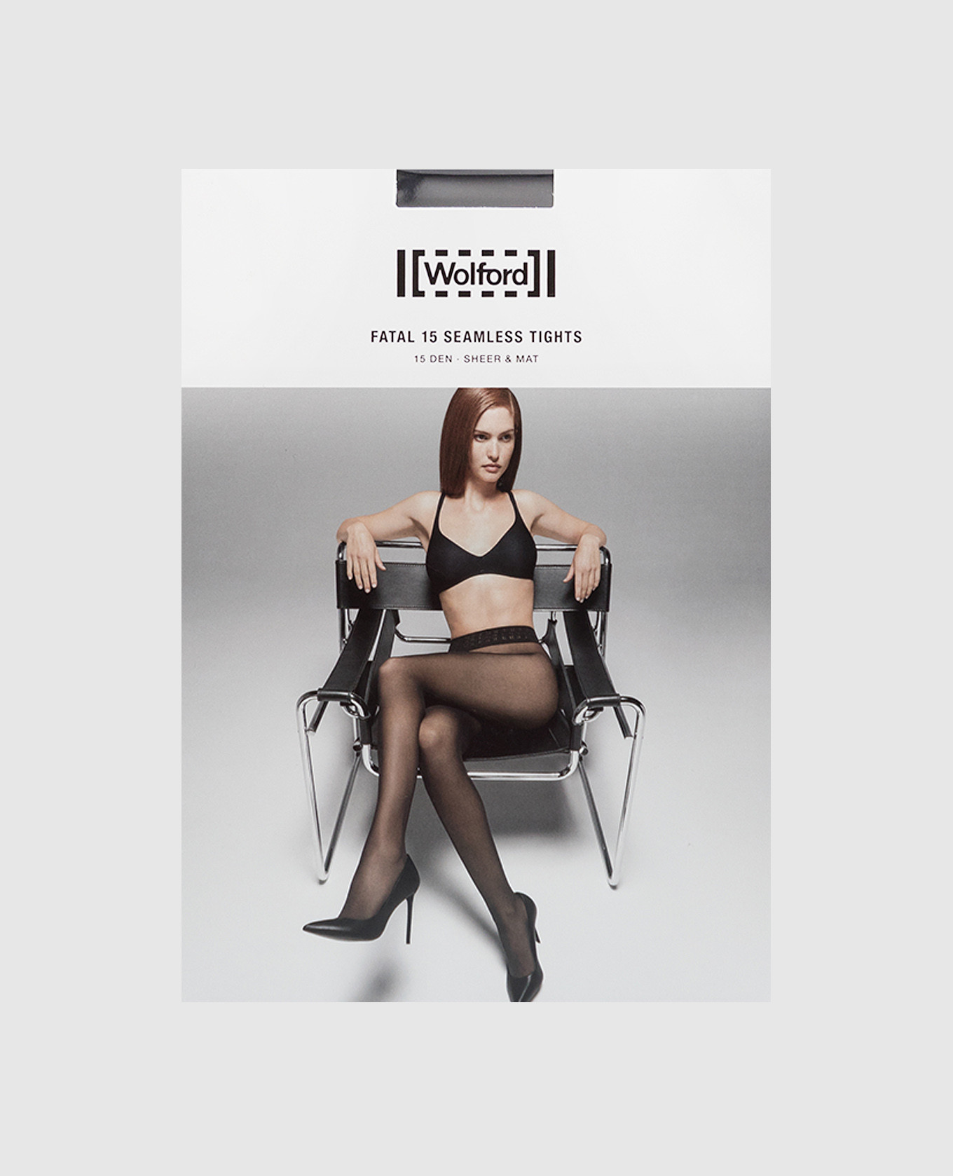 

Fatal 15 DEN black tights Wolford, Черный