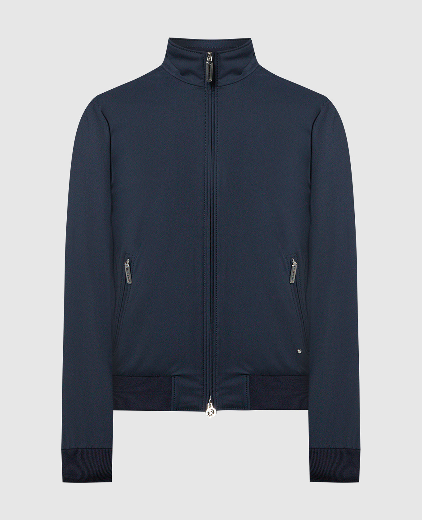 

Blue jacket with wool and silk Stefano Ricci, Синий