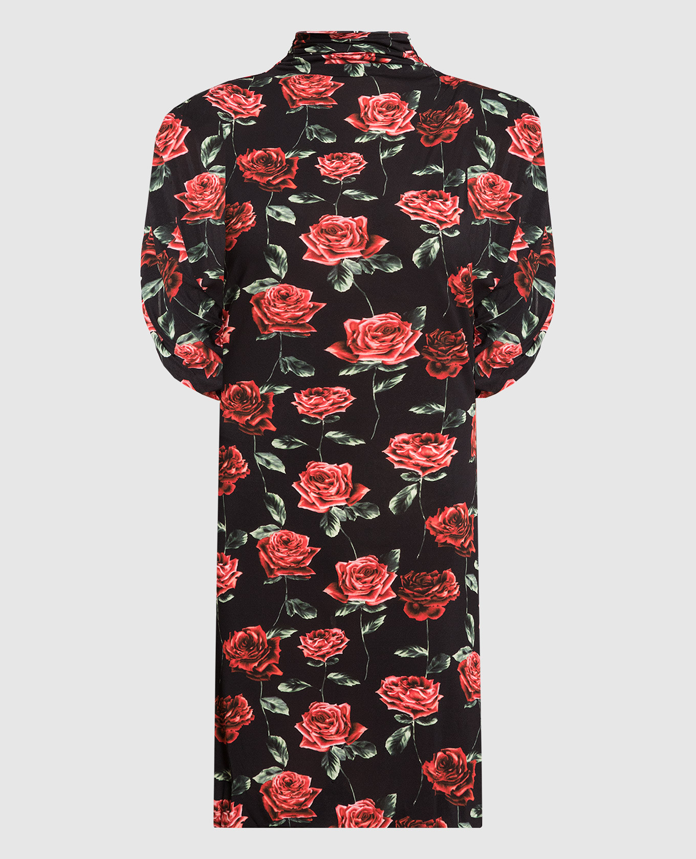 

Black mini dress in floral print Magda Butrym