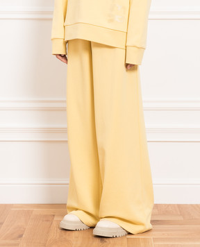 Moncler Yellow sports pants 8H00010809LC
