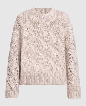 Brunello Cucinelli Beige sweater with lurex MMA371400