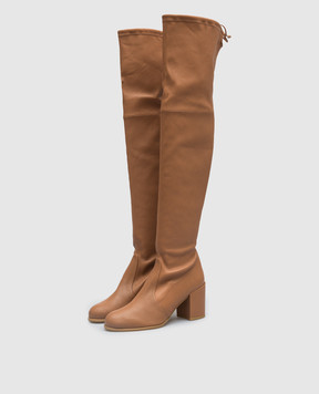 Stuart Weitzman Tieland brown suede boots S3356