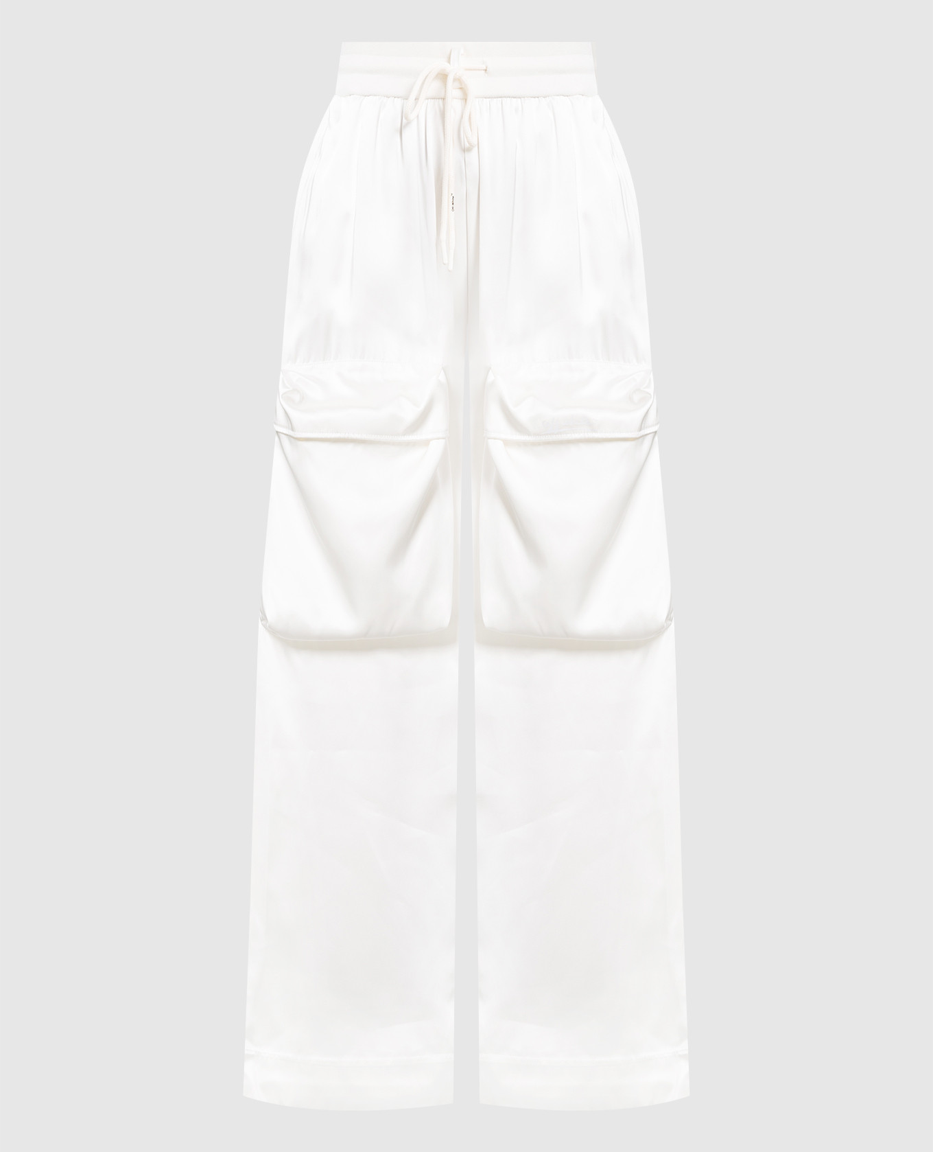 White cargo with logo print off-white
