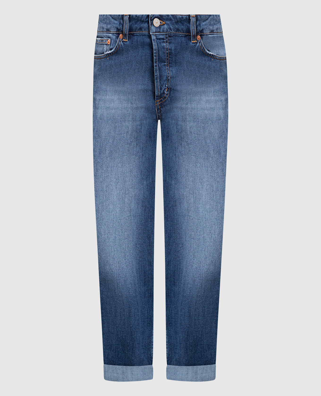 

Blue jeans with a distressed effect Dondup