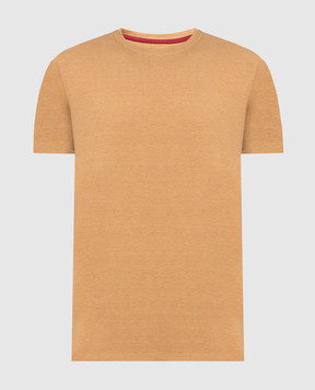 ISAIA Light brown T-shirt MCI154JP001