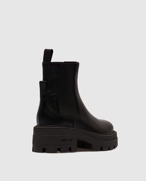 Sergio Rossi Black leather Chelsea boots B04840MMV120