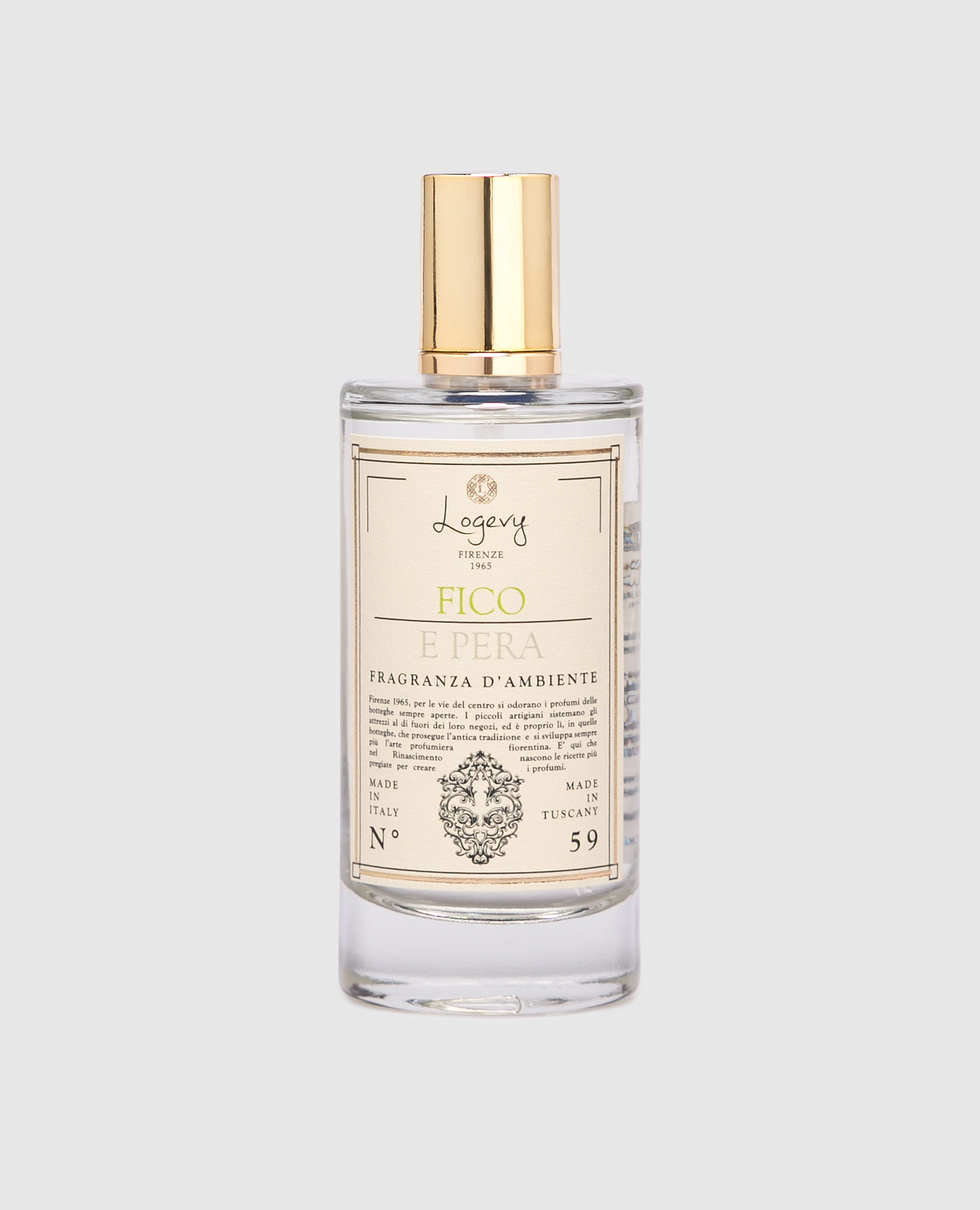 

Interior perfume Fico e Pera 100 ml Logevy, Transparent