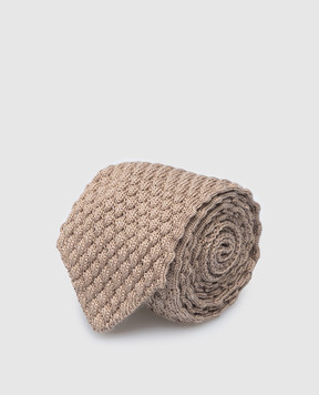 Stefano Ricci Children's brown silk tie YCRMTSR1400