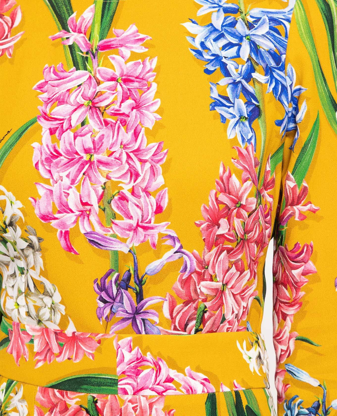 

Yellow blouse with Hyacinth print Dolce&Gabbana