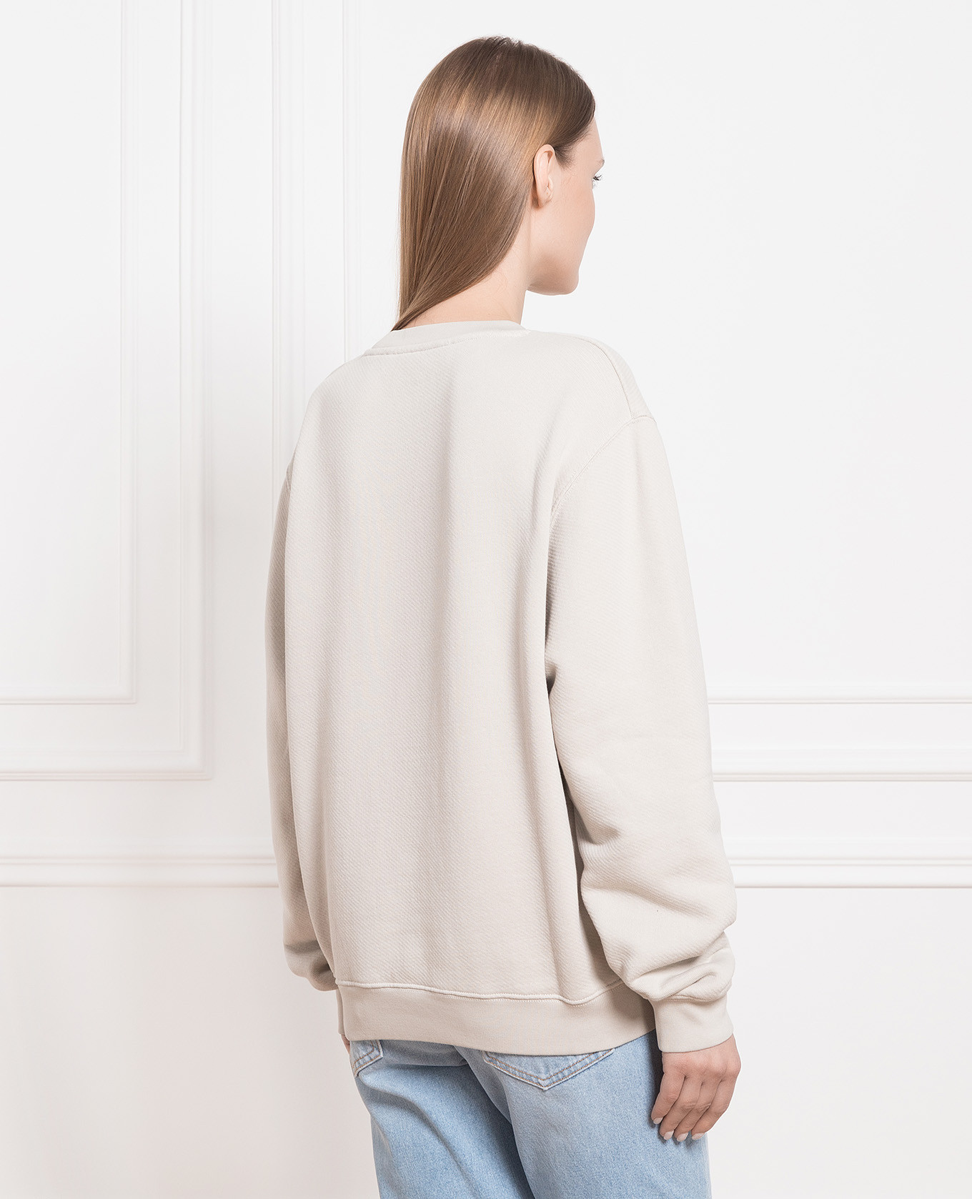 

Beige sweatshirt with a contrasting print Off-White