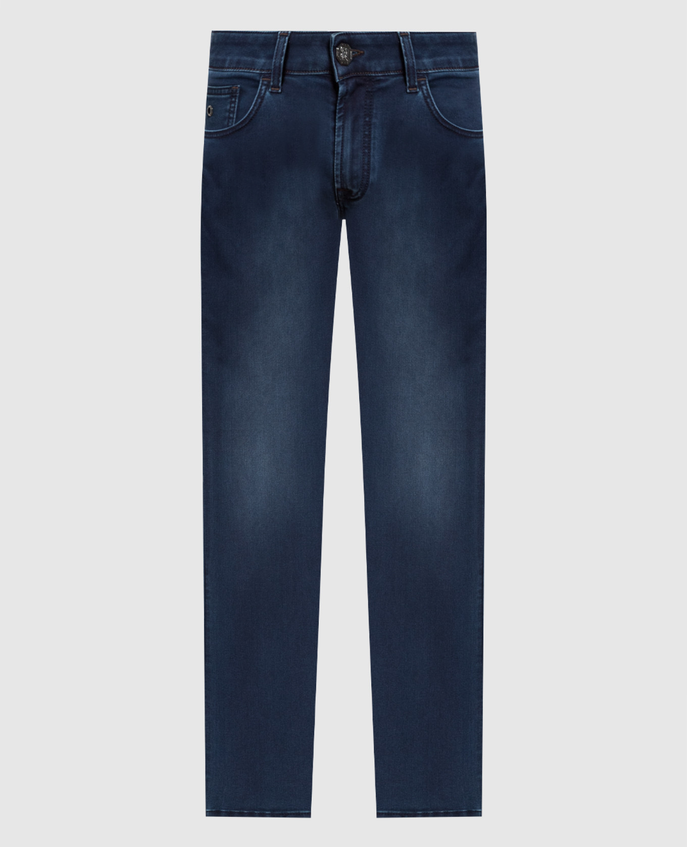 

Blue slim jeans with a distressed effect Stefano Ricci