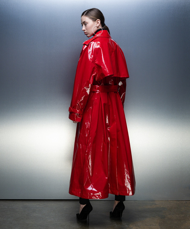 Dolce&Gabbana - Red double-breasted trench coat F0Z66TFUSGD