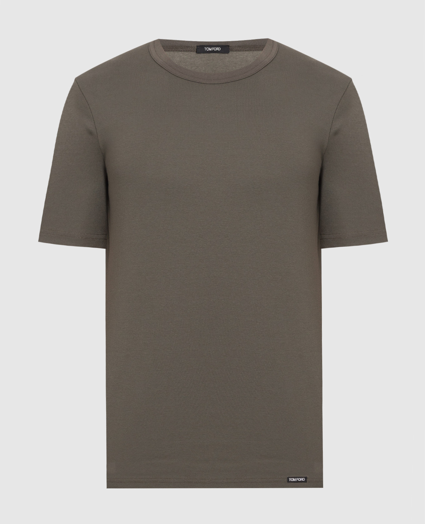 Tom Ford - T-shirt w kolorze khaki T4M081040 - kup online w Tom Ford - T-shirt w kolorze khaki T4M081040 - kup online w
