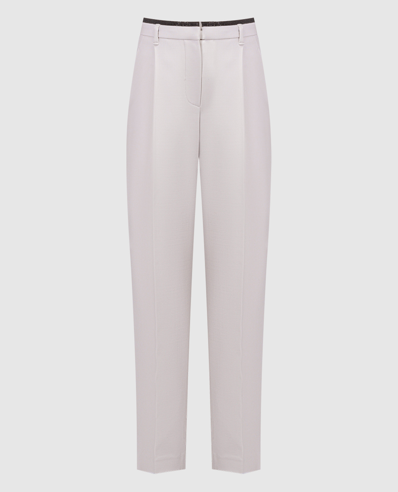 

Gray pants with monil chain Brunello Cucinelli, Grey