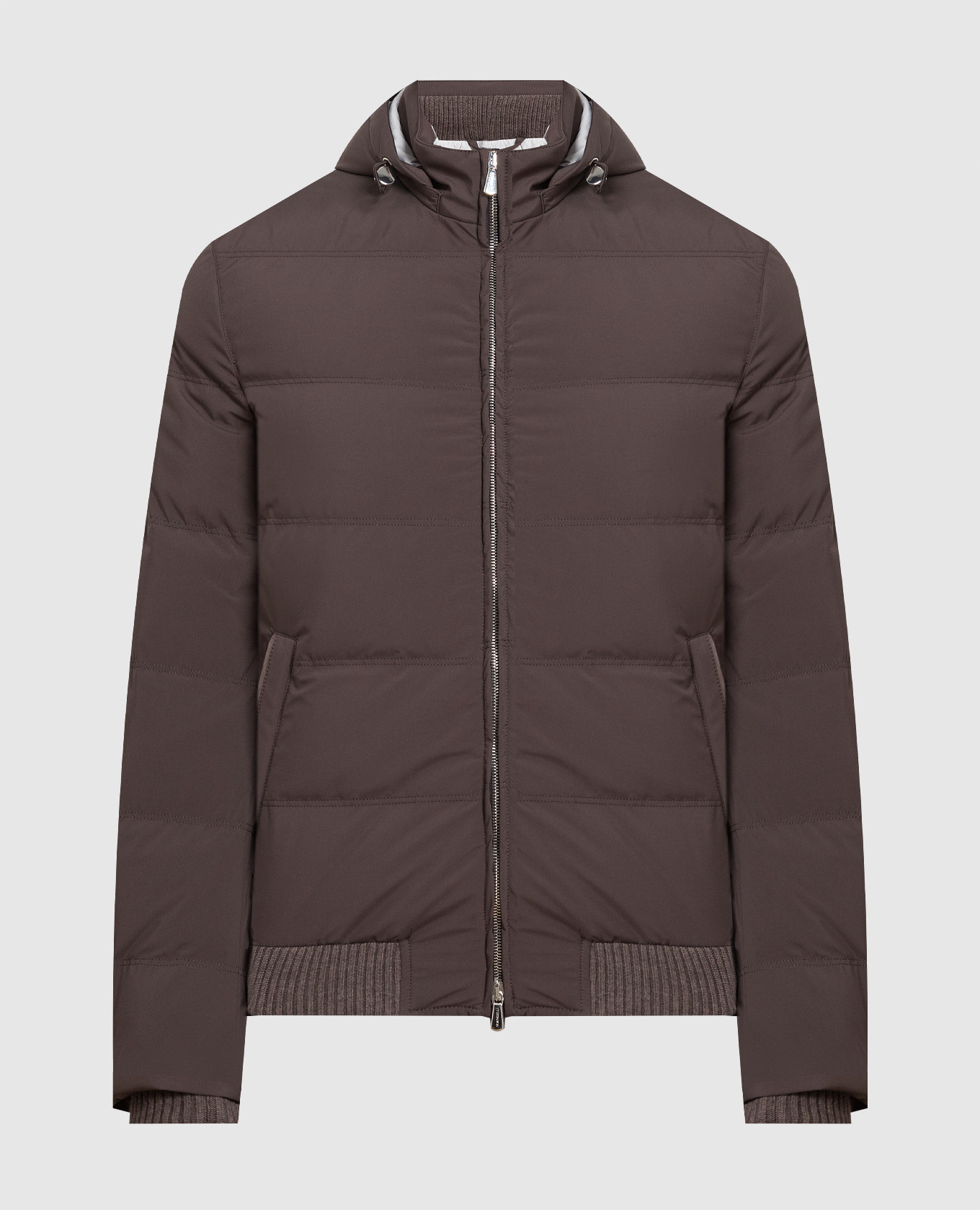 

Brown down jacket Enrico Mandelli