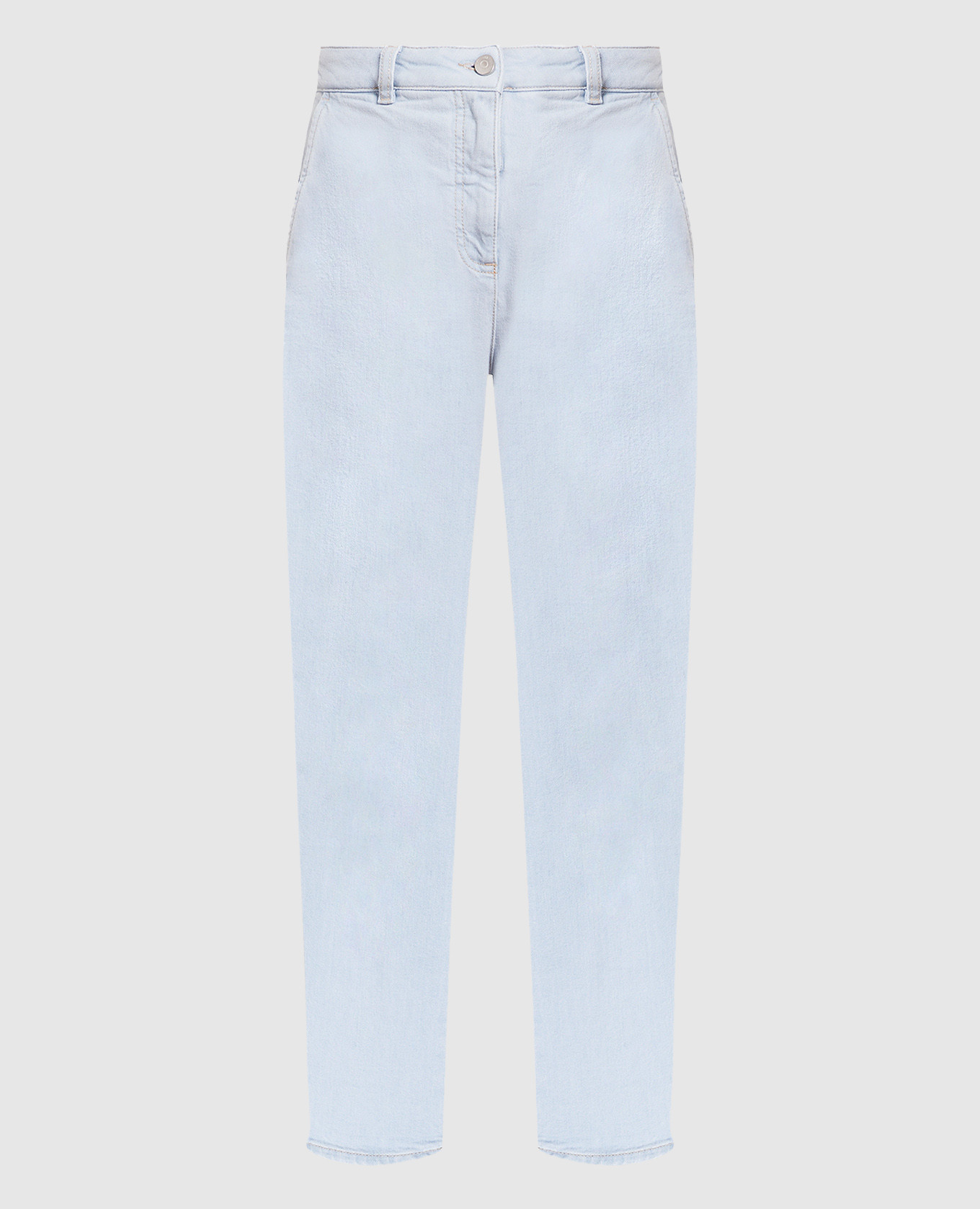 

Blue jeans with logo Peserico, Голубой