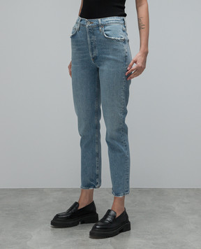 AGOLDE Riley blue distressed jeans A9090B1554