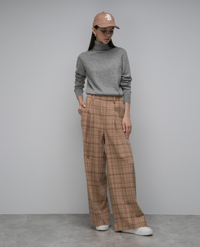 Ballantyne Gray cashmere golf B1P53312KG3