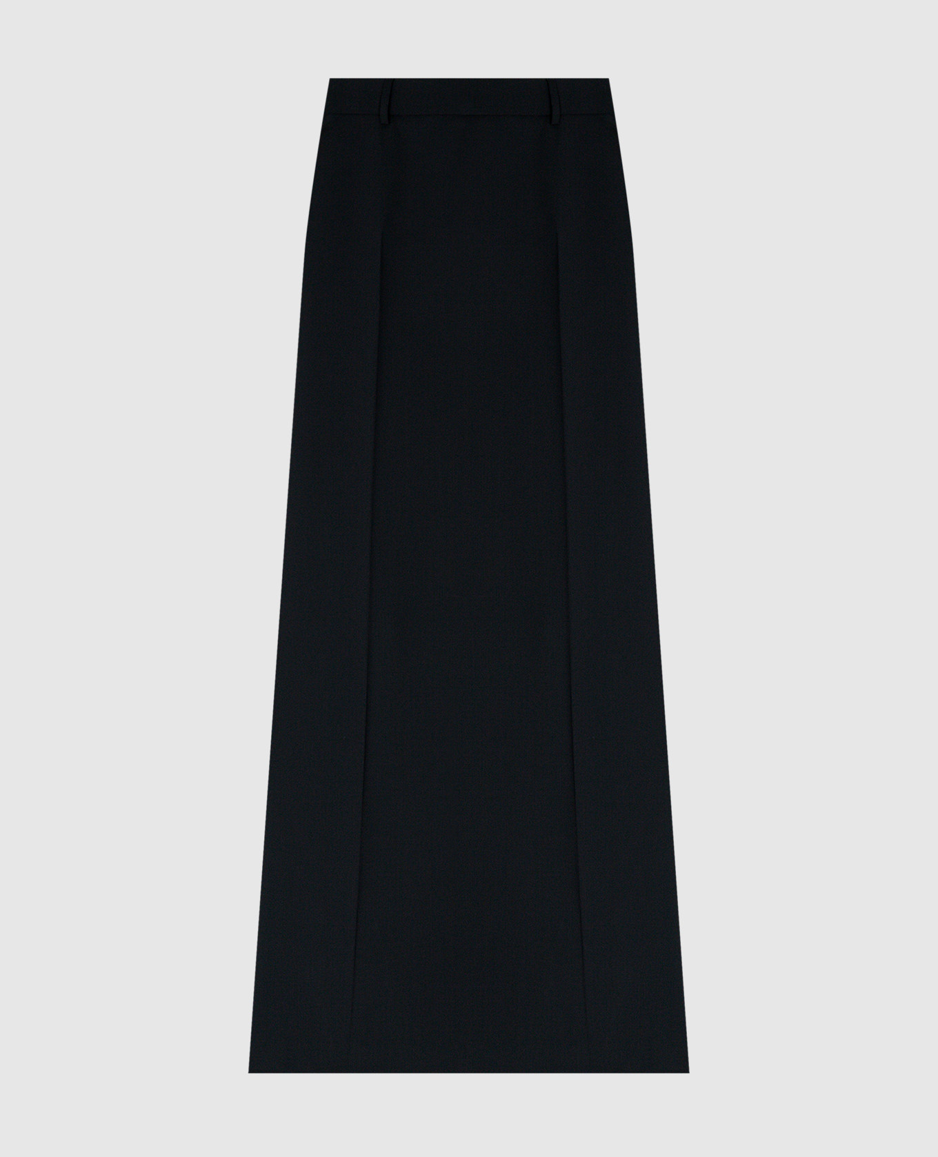 

Black maxi skirt made of wool Valentino, Черный