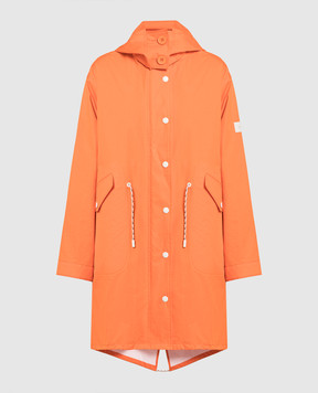 Yves Salomon Army Orange parka 23EFM01104S05W
