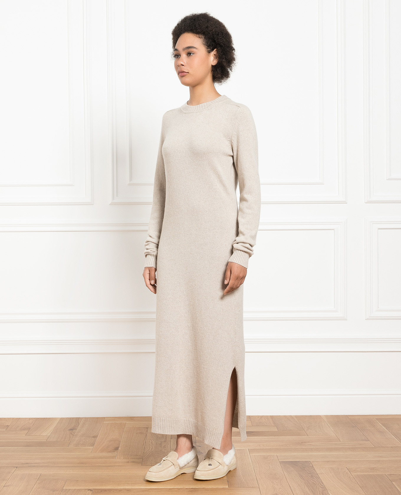 

Beige cashmere dress Babe Pay Pls