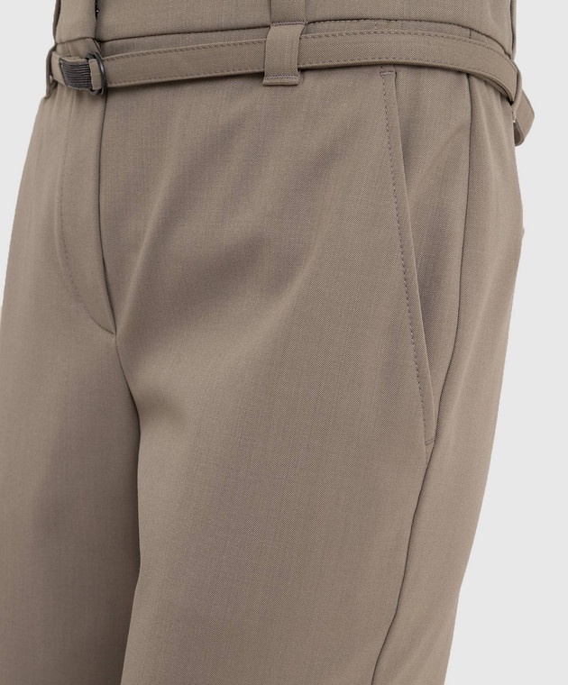 パンツ BRUNELLO CUCINELLI WOOL CLOTH TROUSERS Brunello Cucinelli Wool Trousers | Grey | FARFETCH