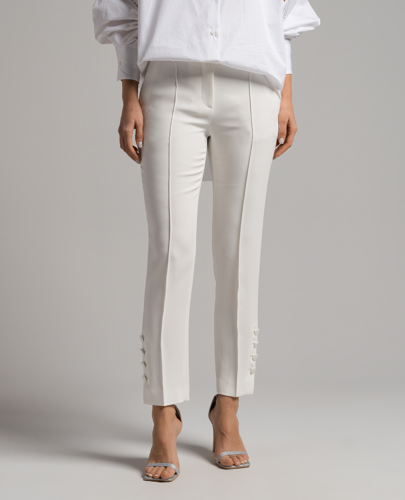

White pants Ermanno Scervino