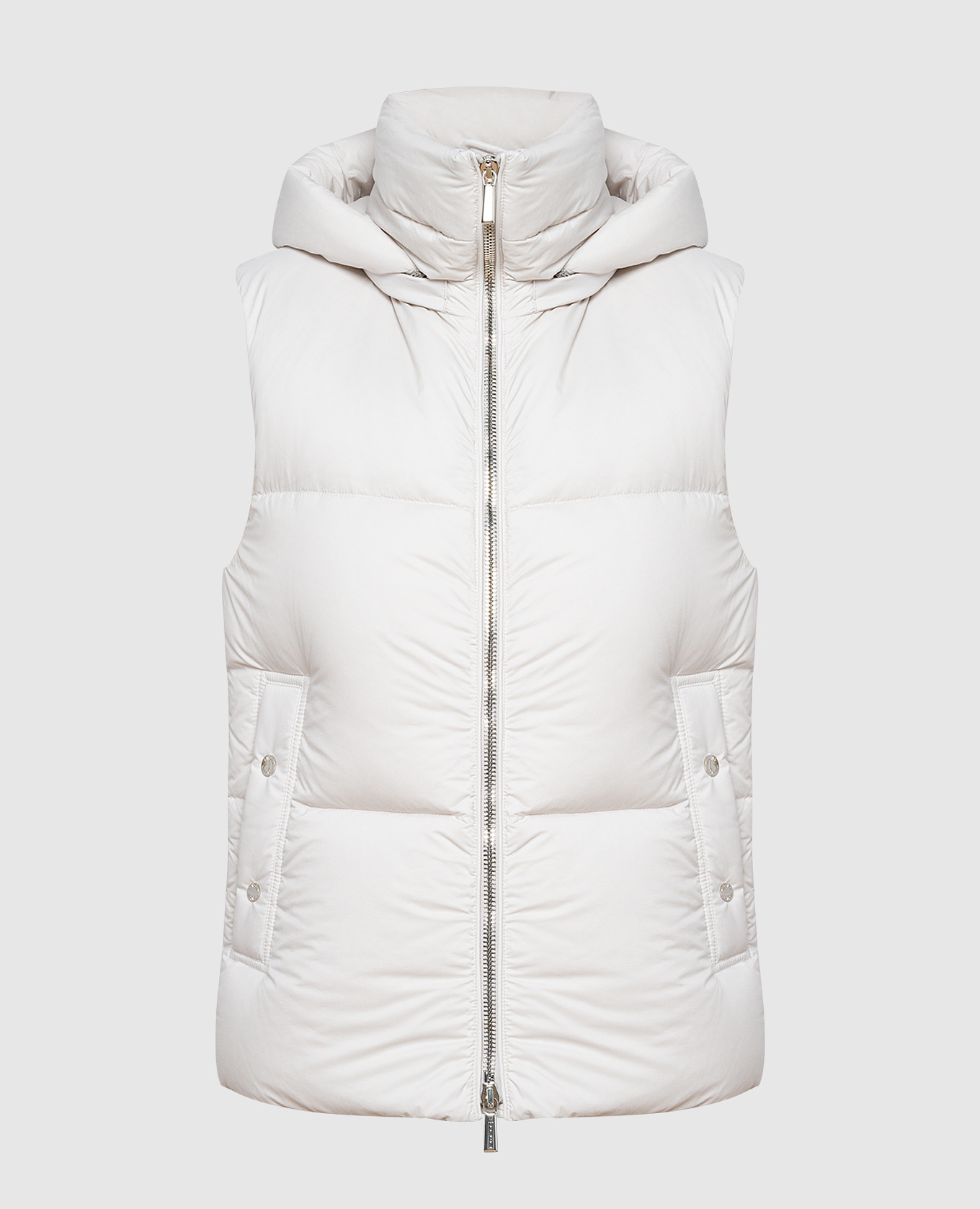 

Fuente-S3 white down vest MooRER
