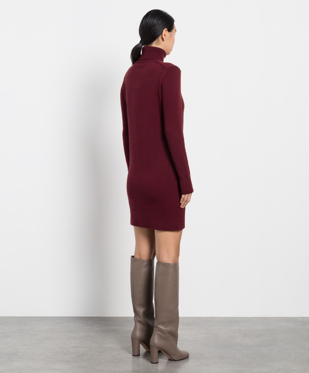 michael kors burgundy dress - cashmere BK451Y0003 this halter dress is