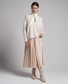 Herno Beige cashmere pullover MV00001DR71009