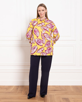 Marina Rinaldi Yellow shirt with a print BRIDGET