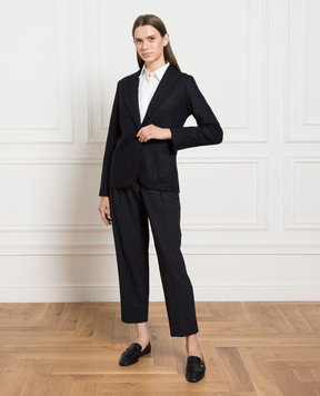 Enrico Mandelli Blue cashmere jacket A5D0225239