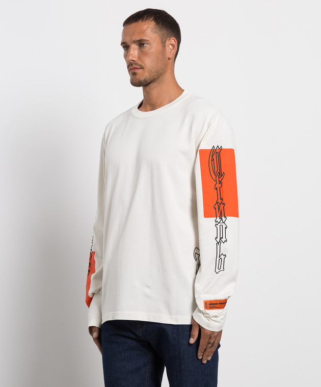 Heron preston white long sleeve best sale