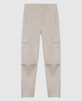 Dondup Beige cargo pants DP731GSE043DPTD