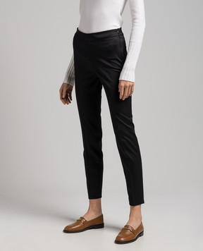 Kiton Black pants made of wool D56114K0573B