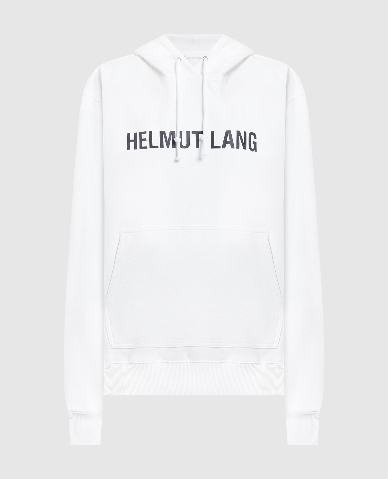 

White logo print hoodie Helmut Lang