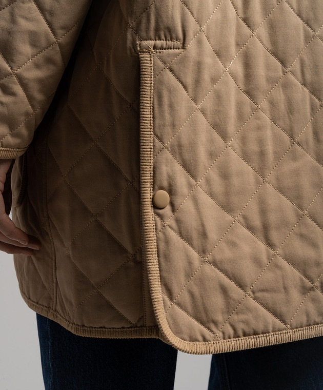 ジャケット TOTEME Woman Jacket Brown 241WRO1022FB0169 040 Brown quilted jacket Toteme - women - TOTEME