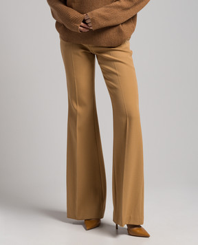 Michael Kors Brown wool flared pants DPA7390009251