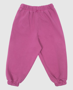 Khrisjoy Children's purple joggers with logo embroidery KT6P00F0132