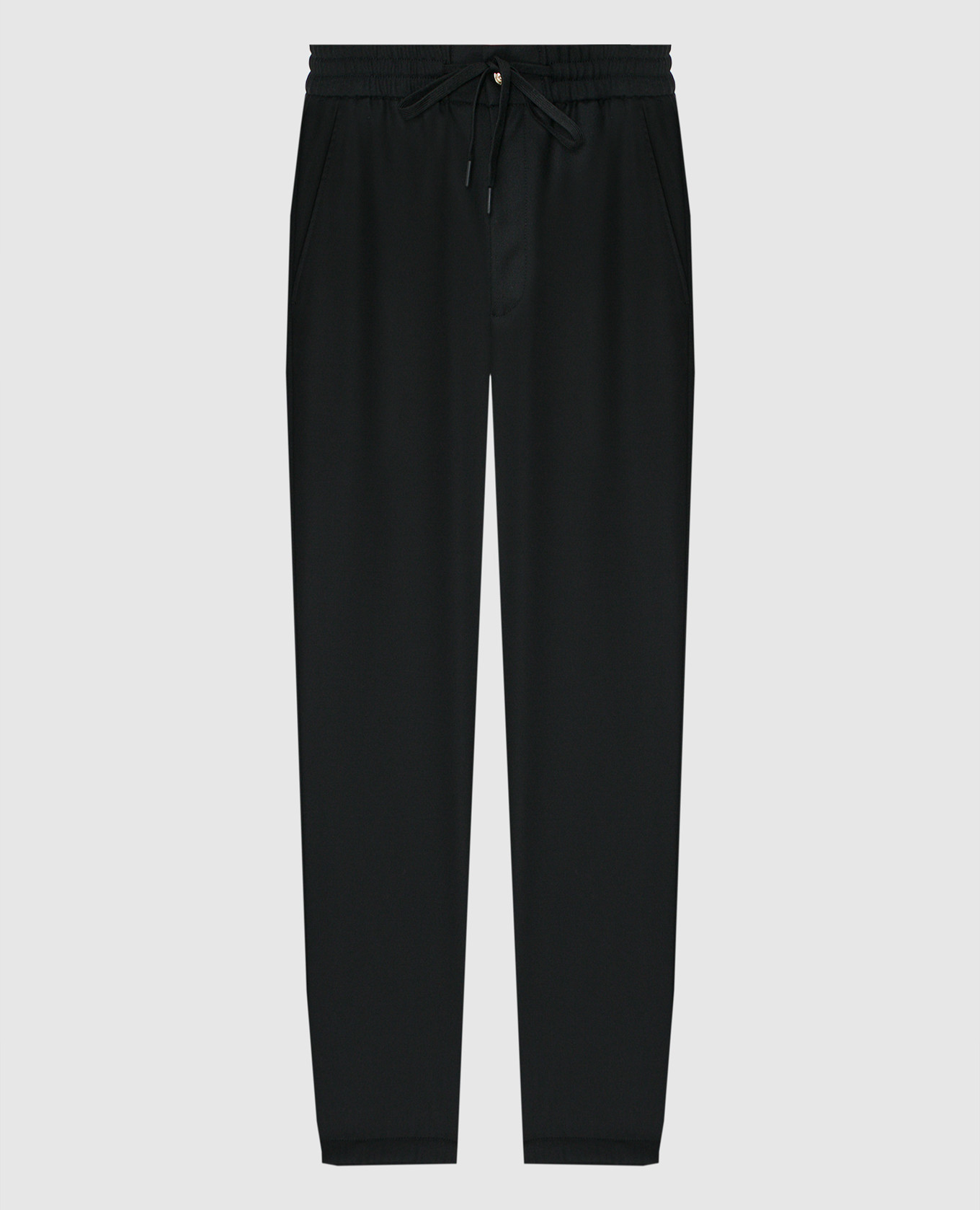 

Black pants with logo Versace Jeans Couture