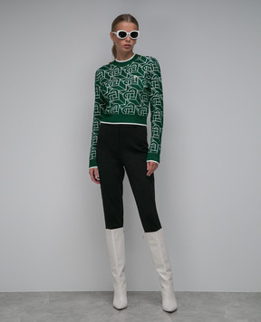 Casablanca Black tight pants WF23TR16003