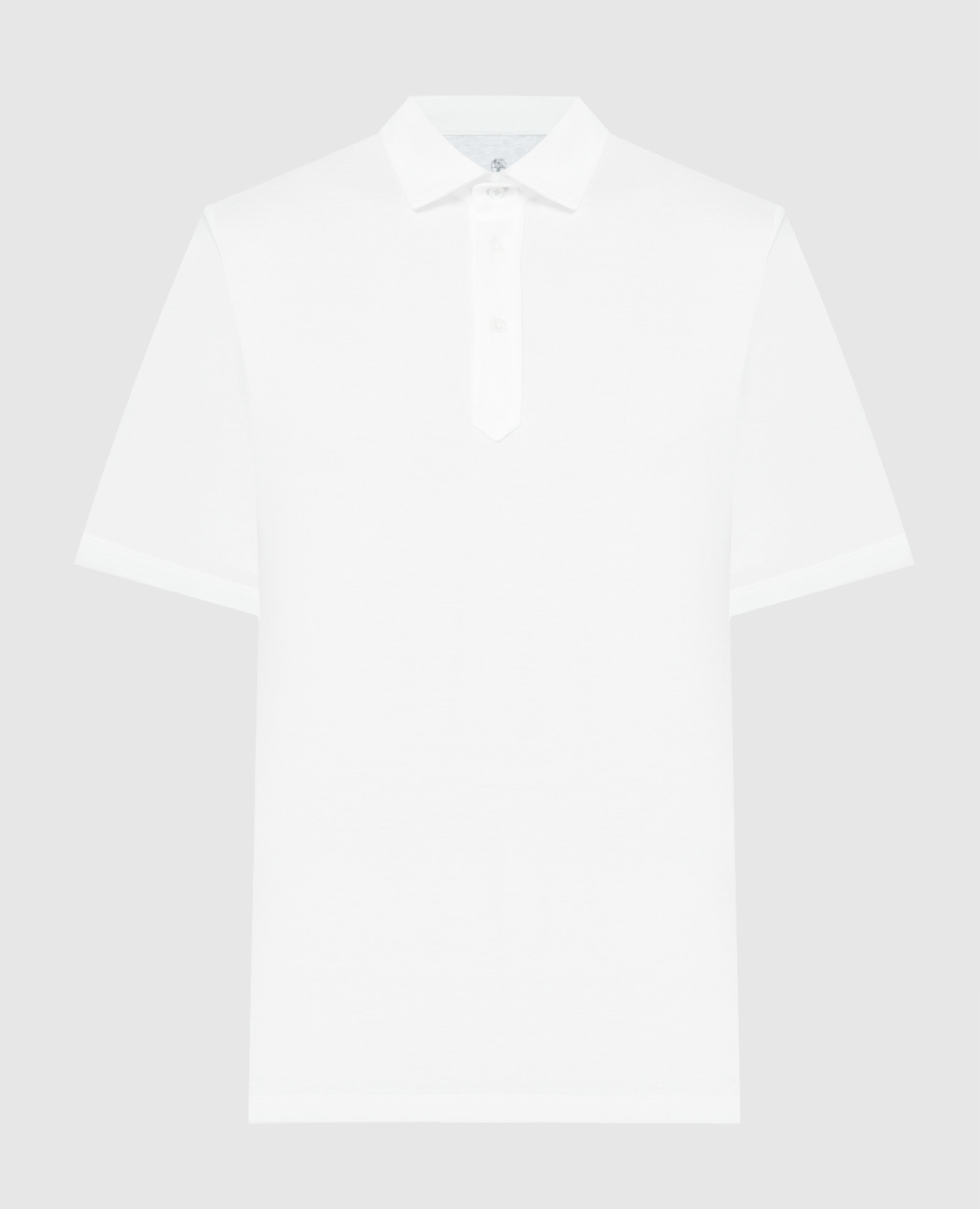 

White classic polo Brunello Cucinelli