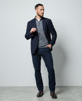 Cashmere&Whiskey Gray woolen jumper 77397