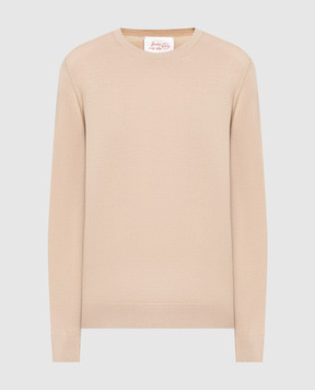 Babe Pay Pls Beige wool, silk and cashmere jumper MD9441318410R
