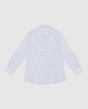 Stefano Ricci Children's white checked shirt YC002317LJ1949