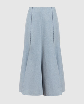 Gabriela Hearst Amy's blue skirt 4233140T112