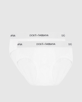 Dolce&Gabbana Children's set of white briefs L4J700G7OCT