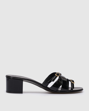 Giuseppe Zanotti Black patent leather mules Roll E400081