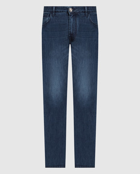 Stefano Ricci Blue jeans with a distressed effect MST33S2060T0034